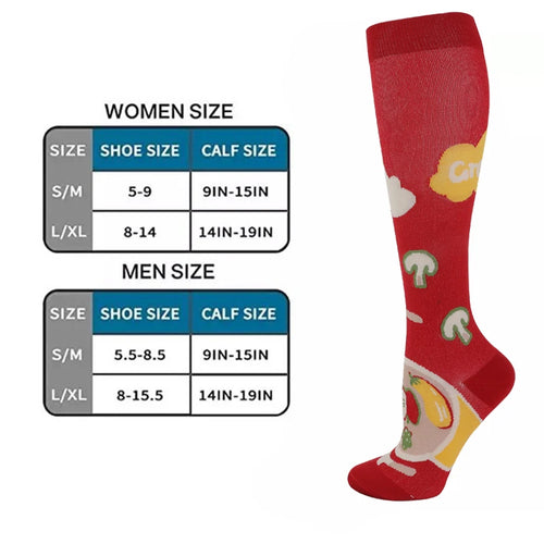 3-Pack Knee High Compression Socks 30mmHg - Sports, Medical & Travel