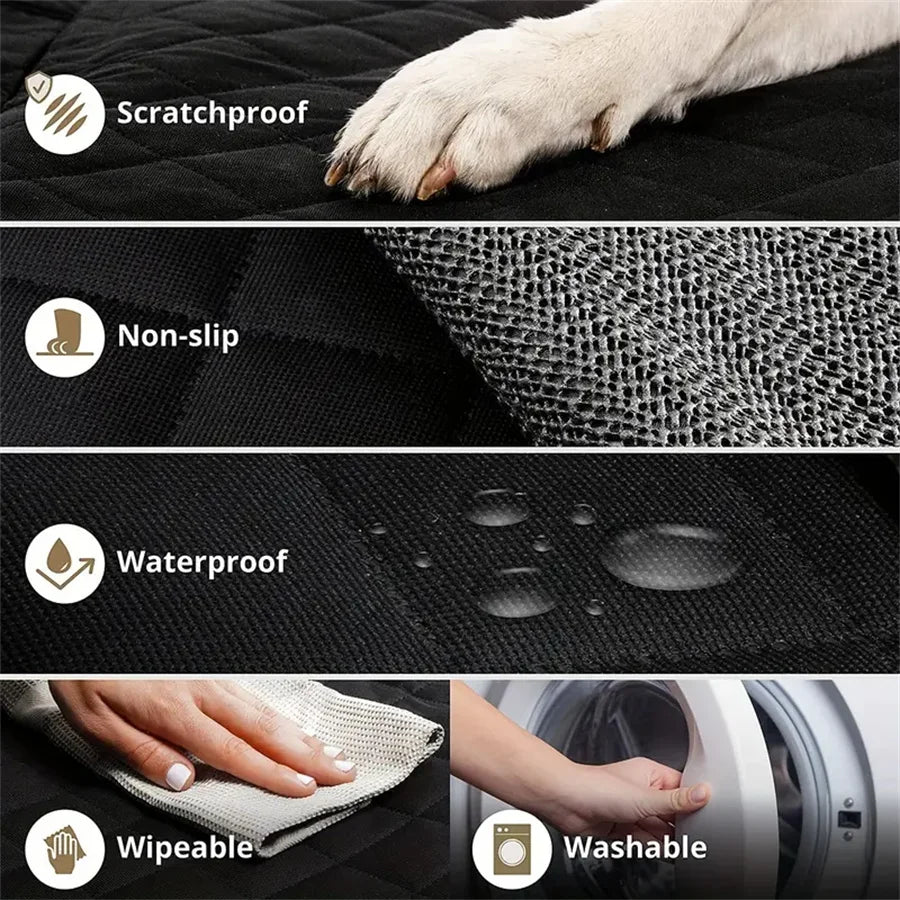 Quilted Waterproof Dog Car Seat Cover