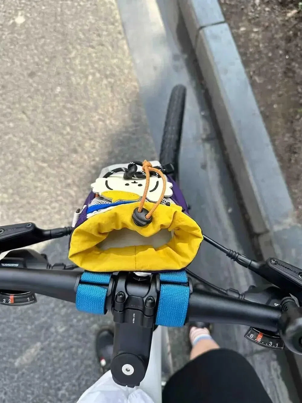 Cycling Handlebar Cup Holder Bag