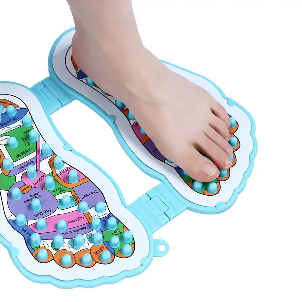 Acupressure Foot Massage Mat | Shiatsu Reflexology for Pain, Fatigue & Circulation | Men & Women