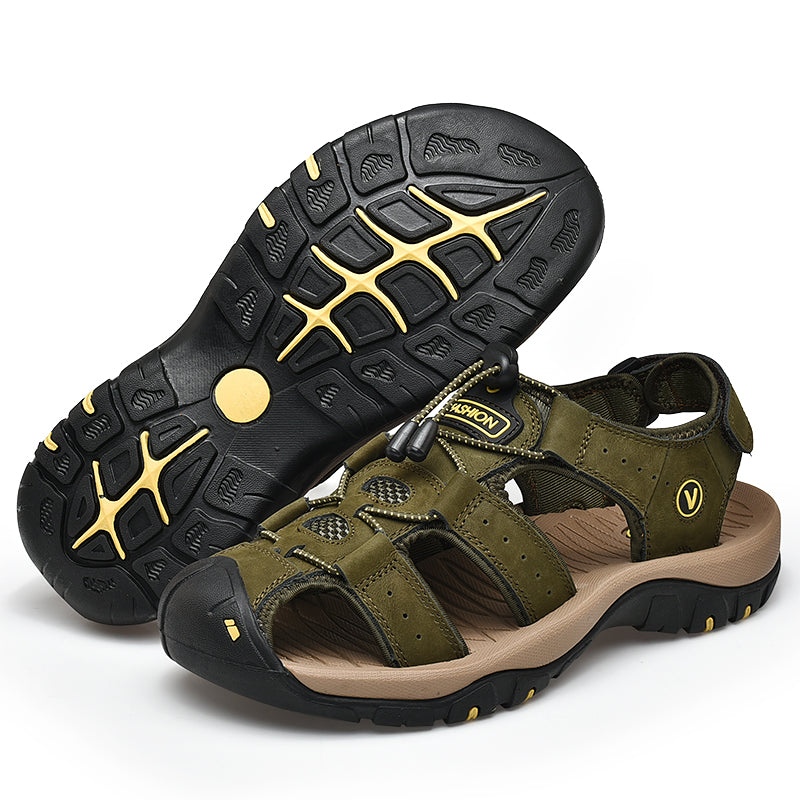 Men's Leather Roman Sandals