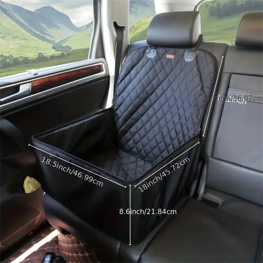 Quilted Waterproof Dog Car Seat Cover