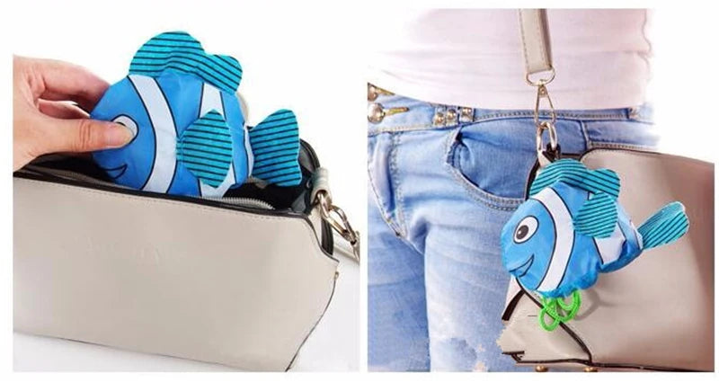 Foldable Large Shopping Storage Bags for Groceries Recyclable Grocery Tote Pouch Eco-Friendly Heavy Duty Washable Shopper Bag