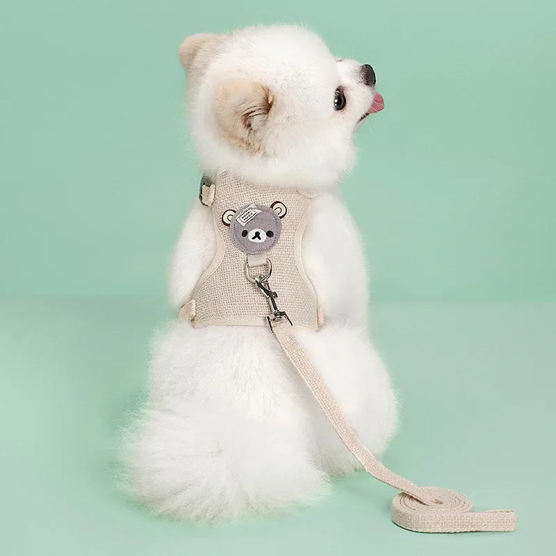Pet Dog Harness Lead Leash Set Adjustable Puppy Kitten Vest Harness Small Medium Dog Cat Collar Chihuahua Pet Dog Accessories