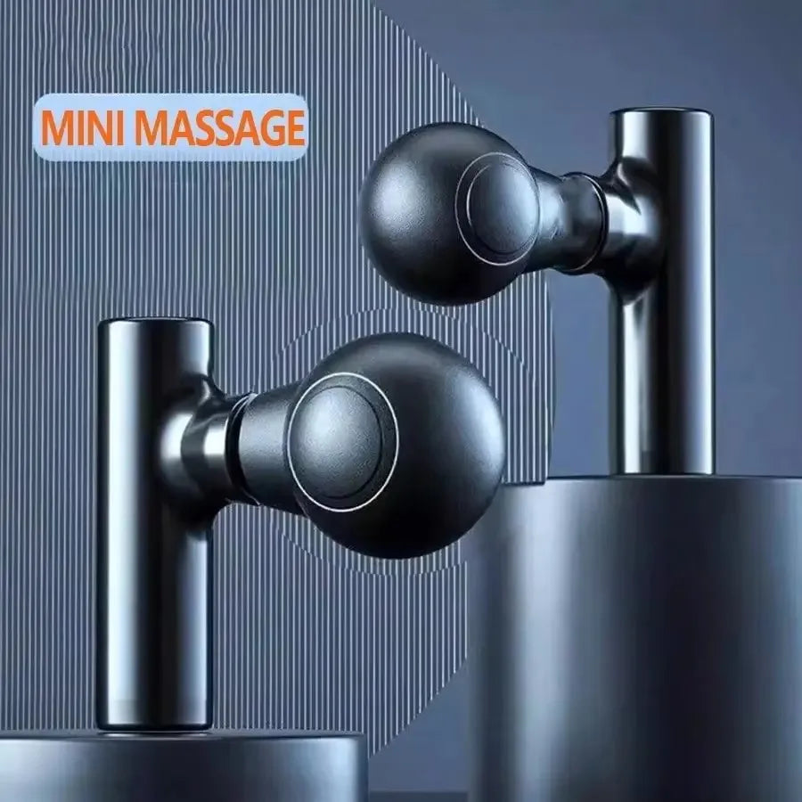 Compact Percussion Massage Gun — Deep Tissue Relief for Body, Back & Neck