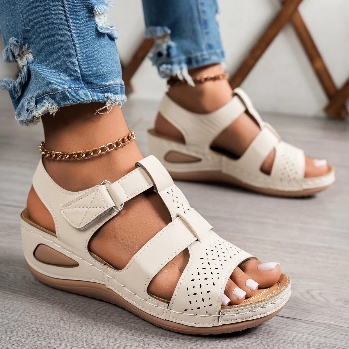 Women's High Wedge Platform Sandals