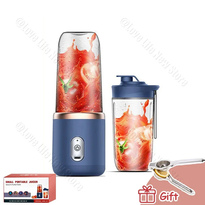 Portable USB Electric Juicer Blender | Fresh Juice Anywhere | Fruit, Milkshake & Smoothie Maker