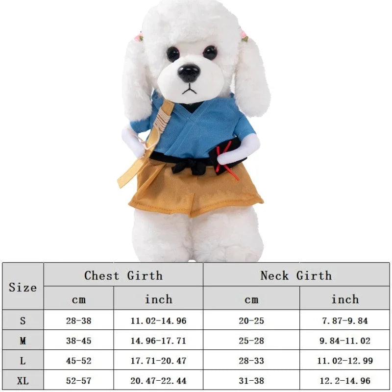 Funny Pet Dog Cosplay Dress - Halloween & Christmas Costume