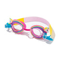 Cartoon Colorful Pony Children's Swimming Goggles Waterproof Anti Fog Adjustable Glasses