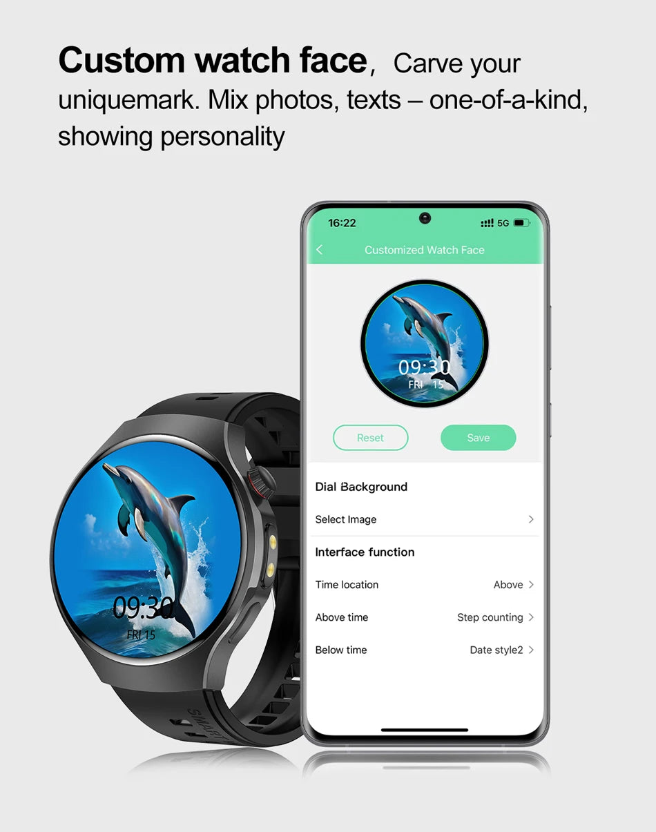 ChiBear Smartwatch - Bluetooth Calling, IP68, Heart Rate, 150+ Sports Modes