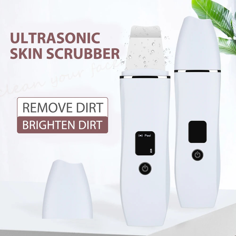 4-in-1 Facial Skin Scrubber & EMS Microcurrent Face Massager