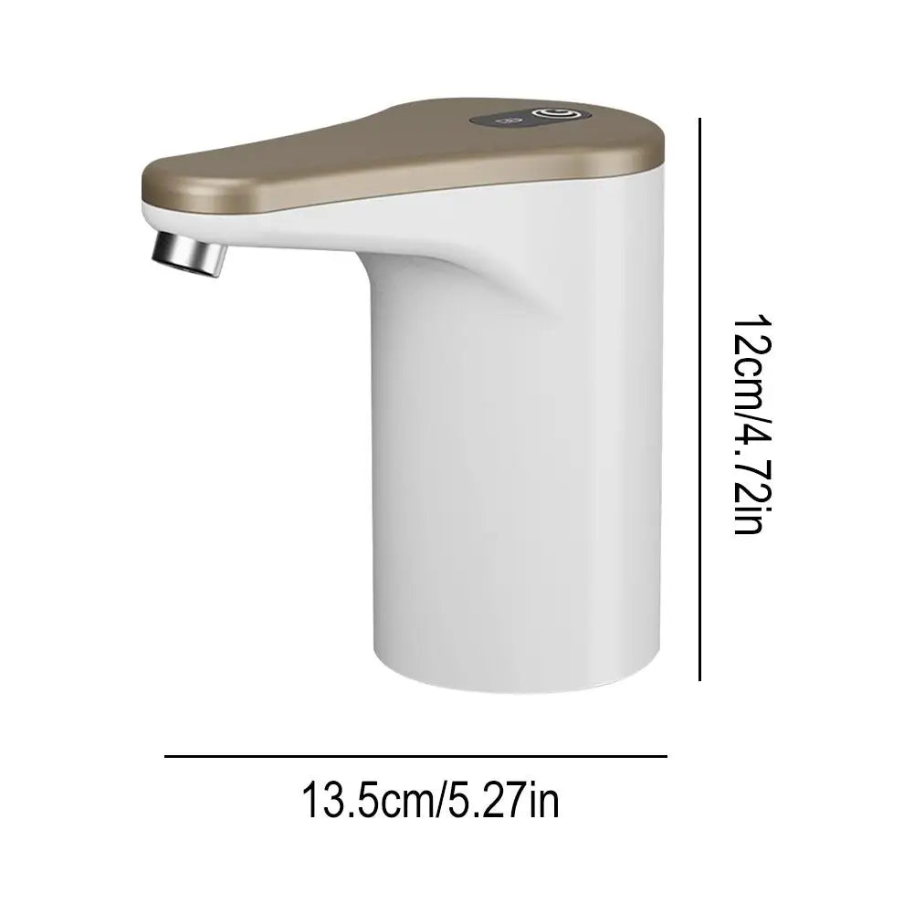 Electric Water Bottle Pump | USB Rechargeable, Ultra-Silent Dispenser for Kitchen, Office & Home
