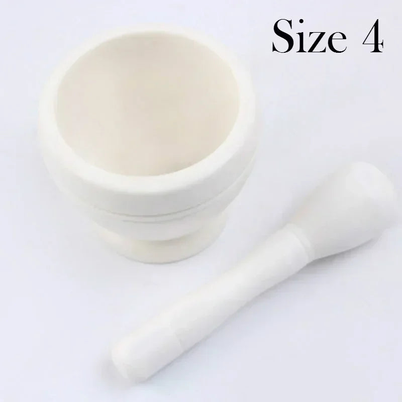 Resin Mortar & Pestle Set – Herb, Spice & Garlic Grinder for Home & Restaurant Kitchens