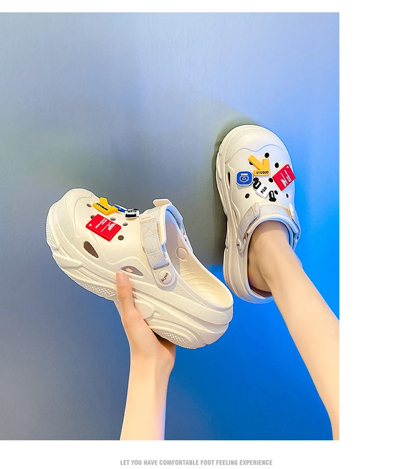 Women's Summer Platform Slide Slippers