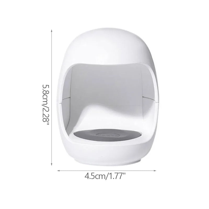 Mini Eggshell LED Nail Lamp - Portable USB Gel Polish Dryer