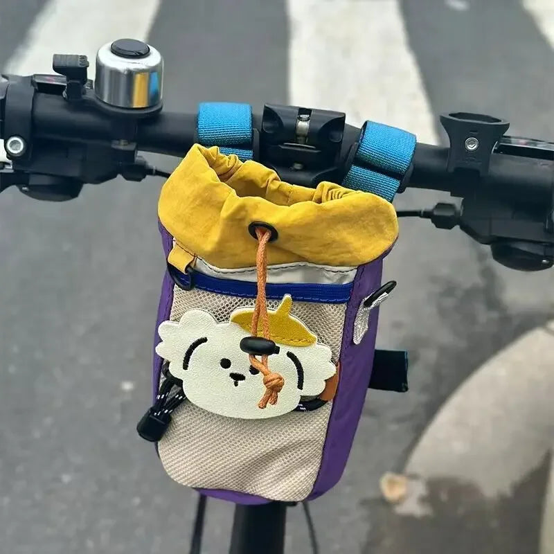 Cycling Handlebar Cup Holder Bag