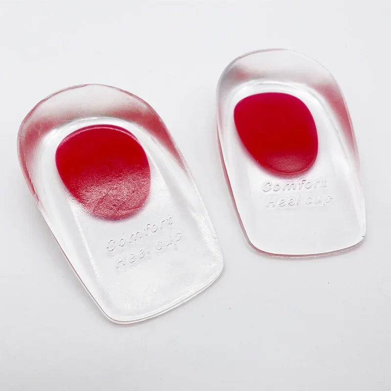 1Pair Gel insole silicone Men Women whole Cushion insoles soles relief foot pain Spur Support Shoe pad High Heel Inserts