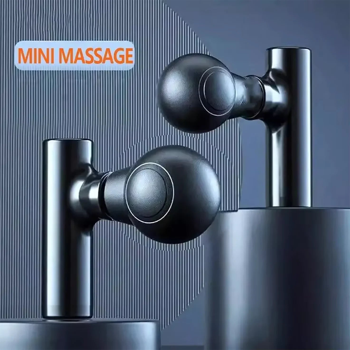 Compact Percussion Massage Gun — Deep Tissue Relief for Body, Back & Neck