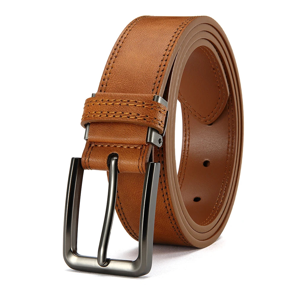 Men's Ratchet Automatic Buckle Leather Belt