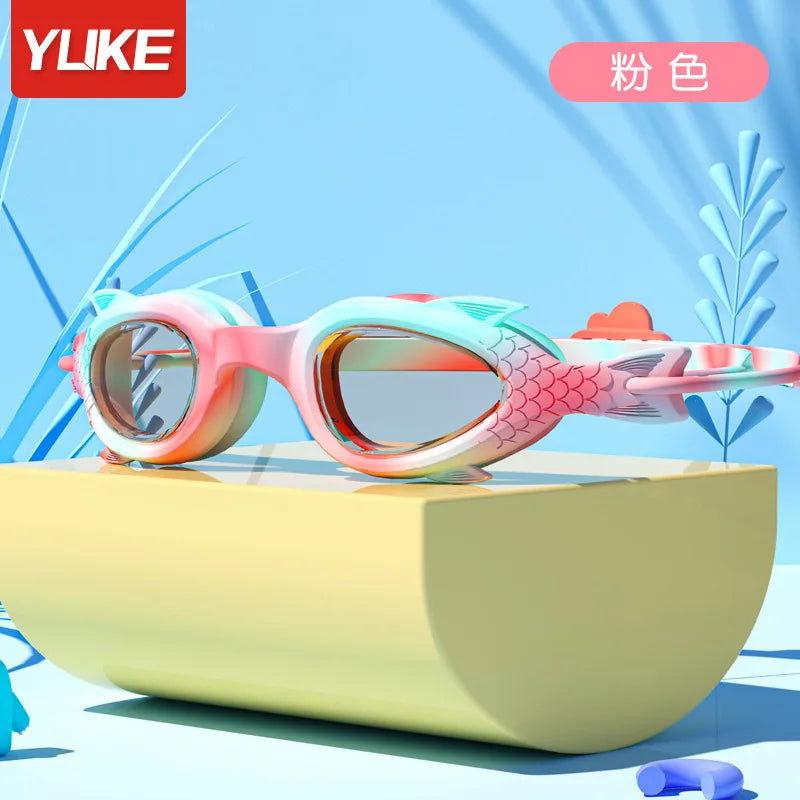 Swimming Goggles Waterproof Anti Fog High-definition Small Frame Goggles Professional Training Kid's swimming Goggles Equipment