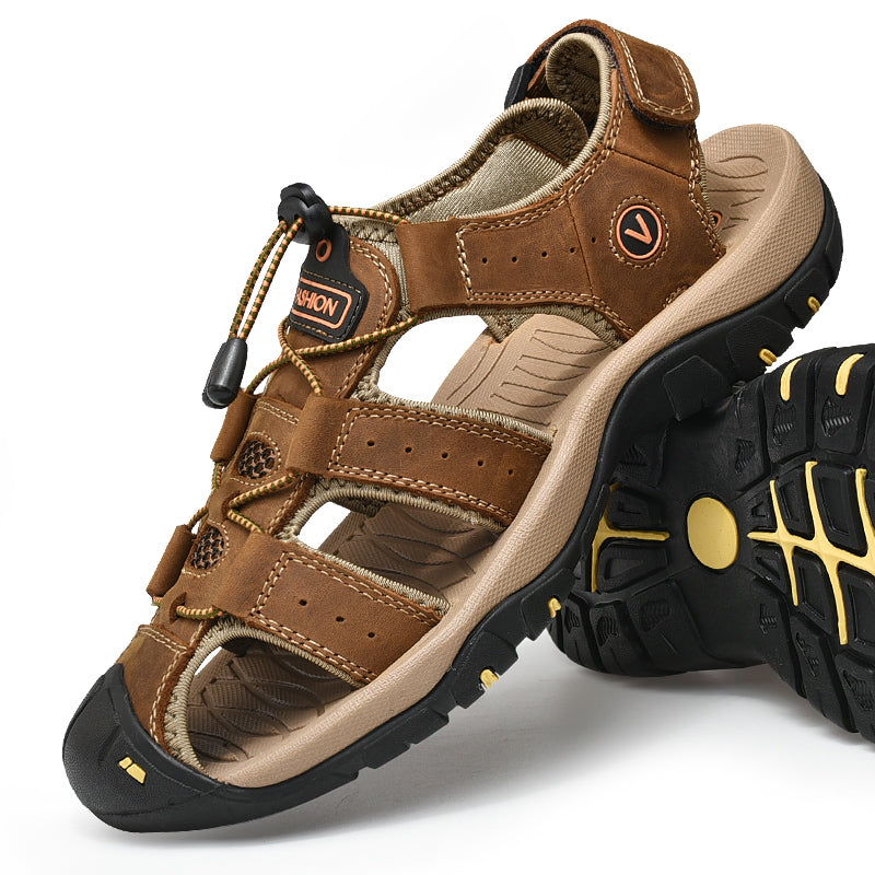 Men's Leather Roman Sandals