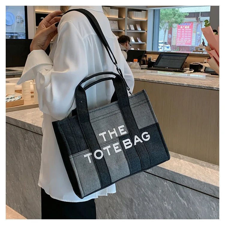 Women's Embroidered PU Leather Tote Crossbody Bag
