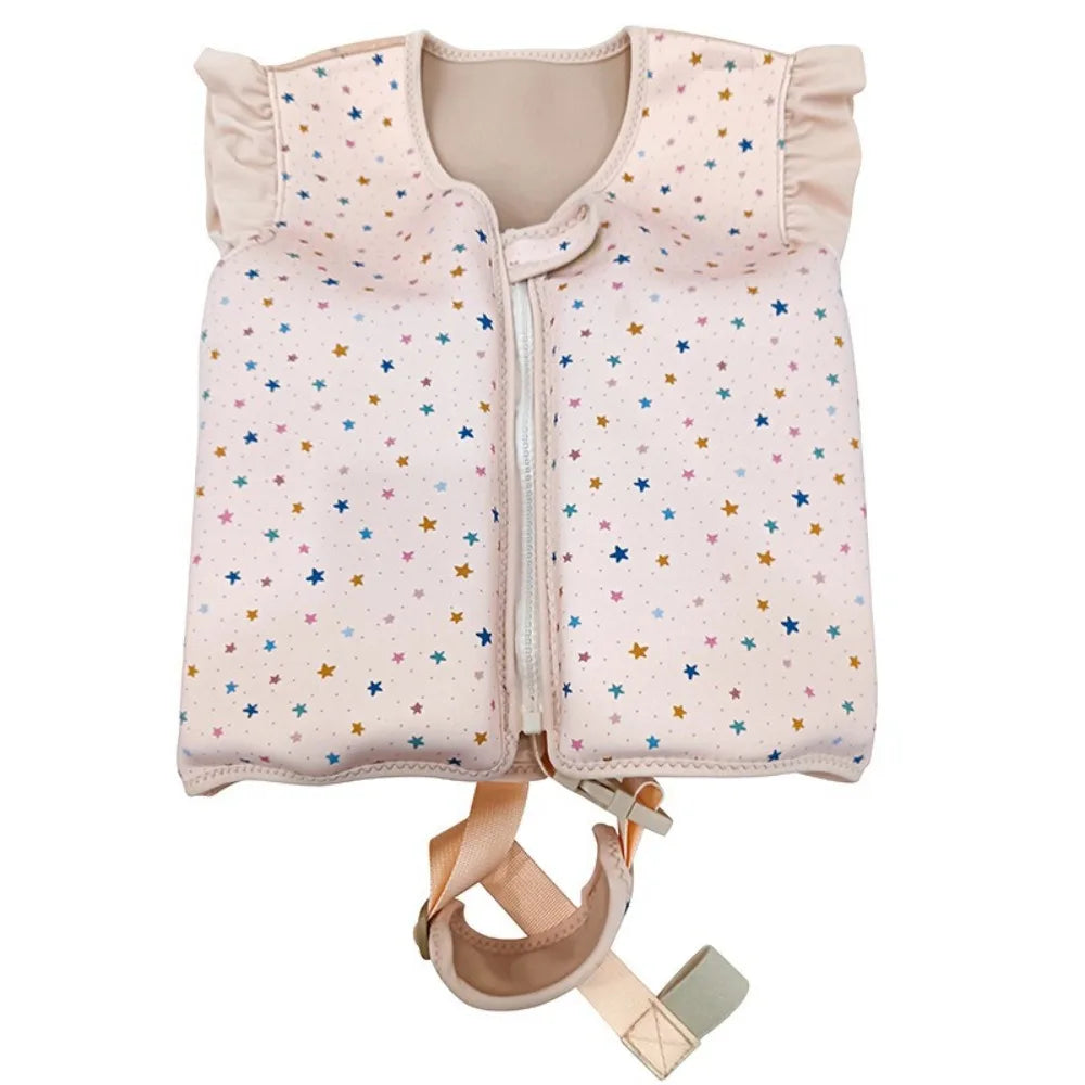 Not Falling Off Child Buoyancy Vest Anti Rollover Adjustable Baby Swimming Jackets Cartoon Stable Inflation-Free Swimming Vest