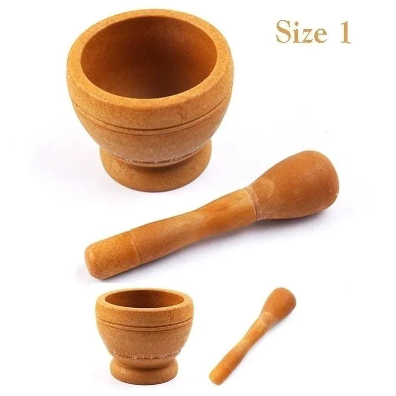 Resin Mortar & Pestle Set – Herb, Spice & Garlic Grinder for Home & Restaurant Kitchens