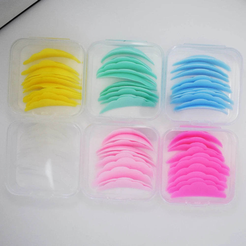 10-Piece Reusable Eyelash Lifting & Lamination Kit - Silicone Perm Rods