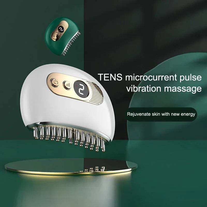 Household Handheld Massage Brush Electric Massager Body Relaxation Shaping Heating Meridian Scraping Brush Lymphatic Drainage