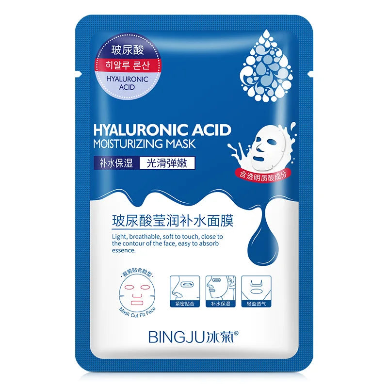 SADOER 20-Piece Snail Collagen & Hyaluronic Acid Sheet Mask Set - Korean Skincare