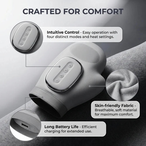 Airbag Compression Hand Massager — Finger, Wrist & Palm Relief Glove