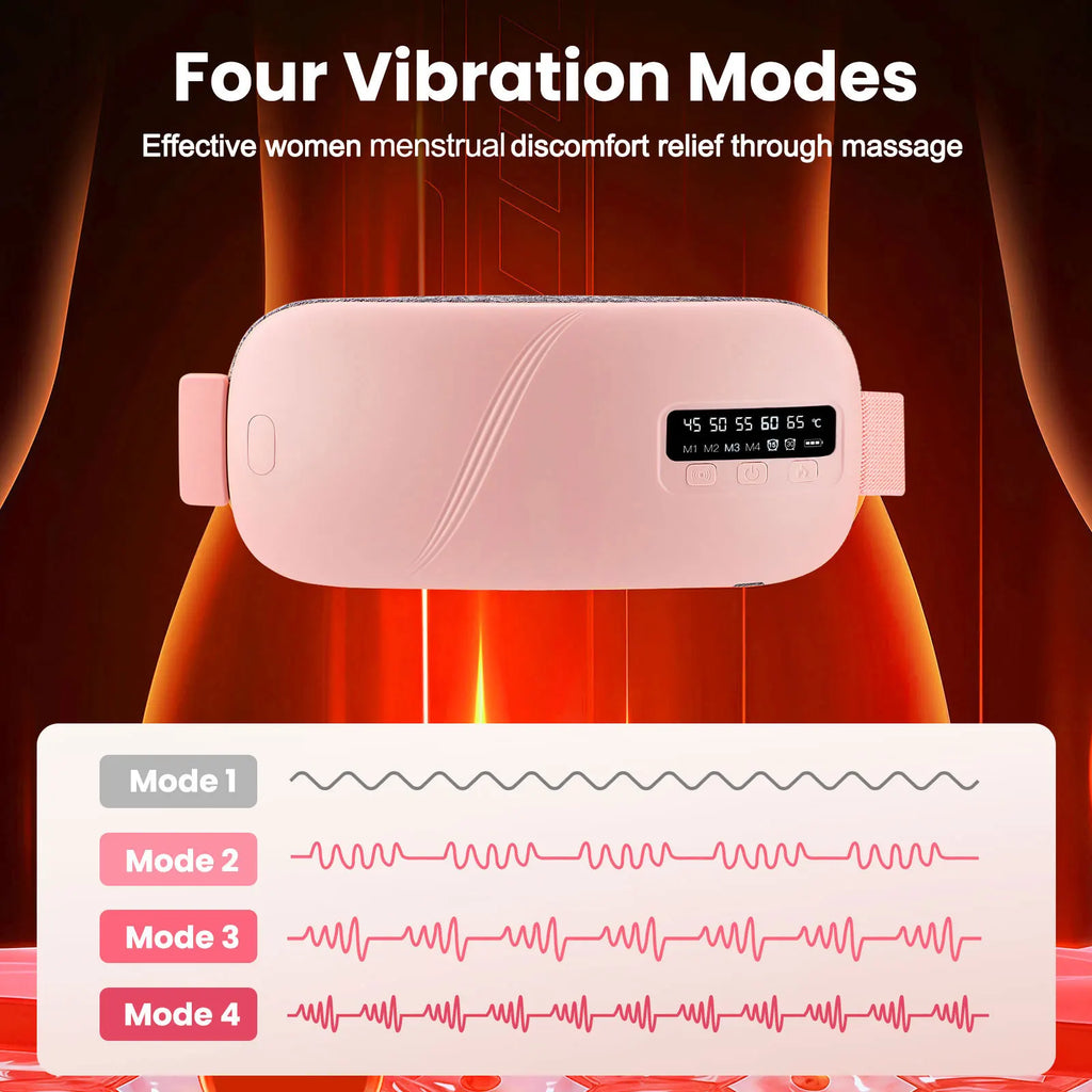 Ms.Dear Menstrual Heating Massage Belt — Heat & Vibration Period Relief