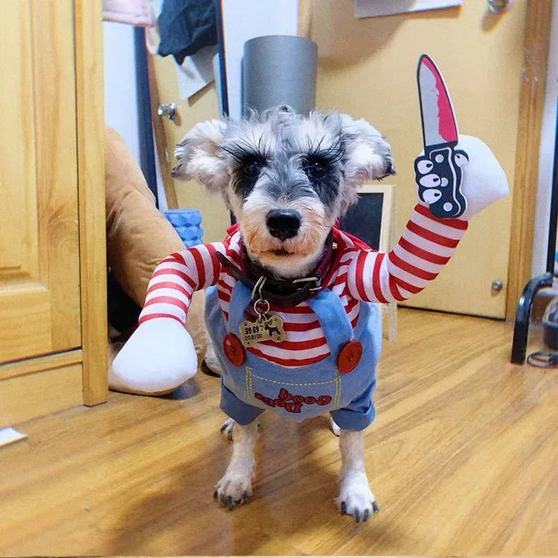 Funny Pet Dog Cosplay Dress - Halloween & Christmas Costume
