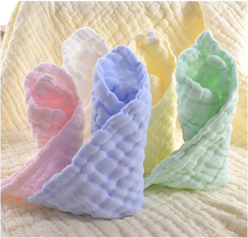 Soft Baby Washcloths - Natural Cotton, Newborn & Sensitive Skin Safe