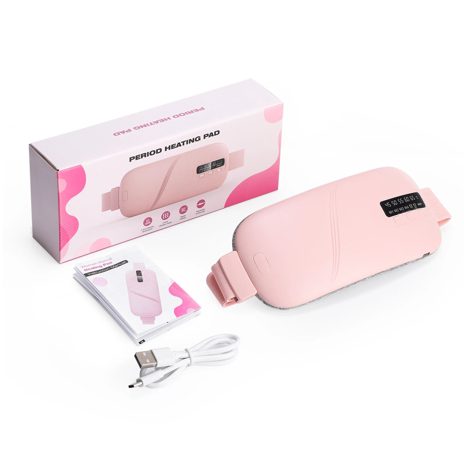 Ms.Dear Menstrual Heating Massage Belt — Heat & Vibration Period Relief