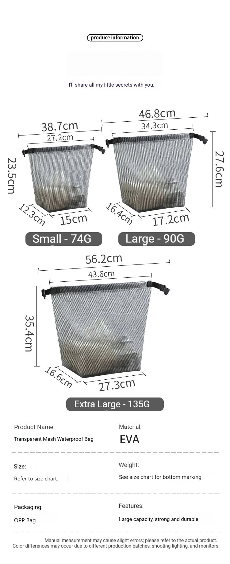 Waterproof Multi-Purpose Storage Bag