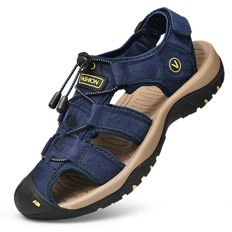 Men's Leather Roman Sandals
