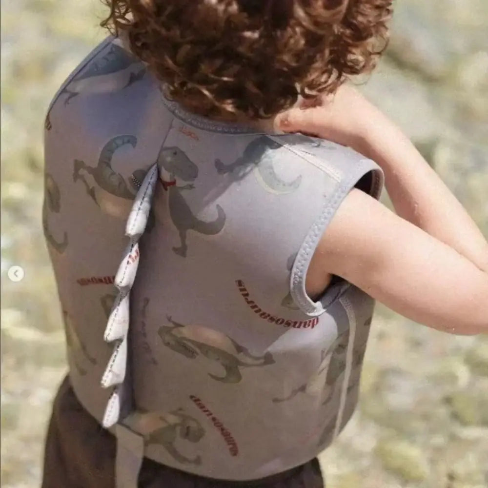 Not Falling Off Child Buoyancy Vest Anti Rollover Adjustable Baby Swimming Jackets Cartoon Stable Inflation-Free Swimming Vest