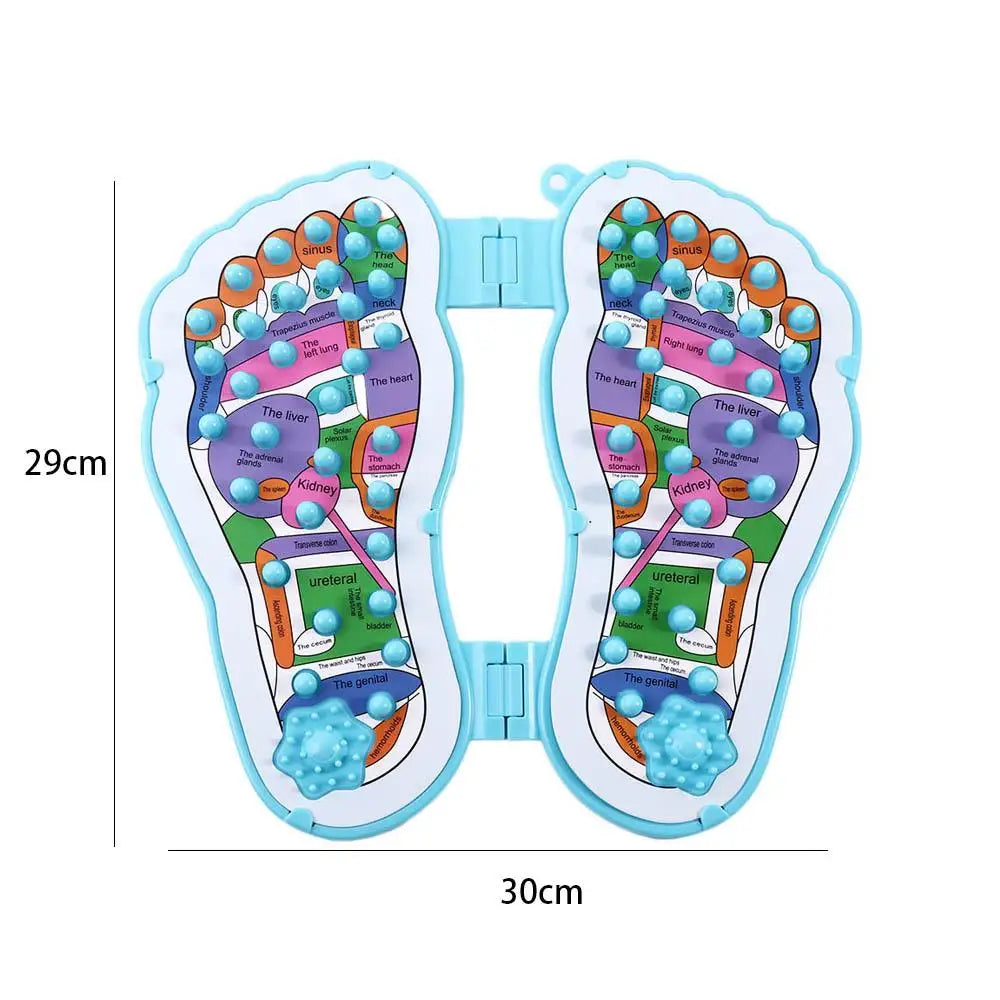 Acupressure Foot Massage Mat | Shiatsu Reflexology for Pain, Fatigue & Circulation | Men & Women