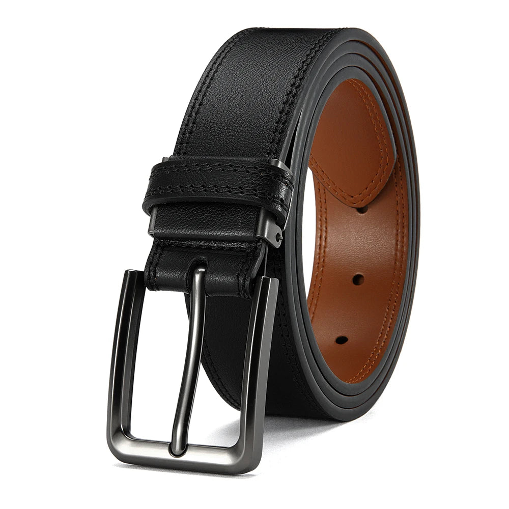 Men's Ratchet Automatic Buckle Leather Belt