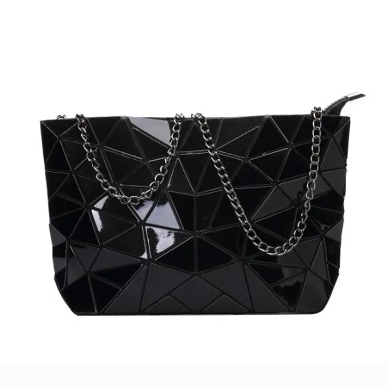 Women's Patent Leather Square Shoulder Bag