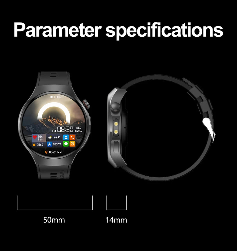 ChiBear Smartwatch - Bluetooth Calling, IP68, Heart Rate, 150+ Sports Modes