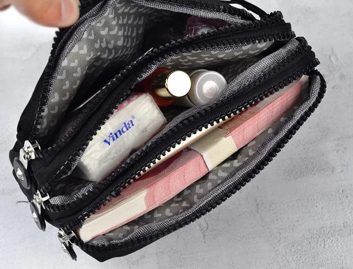 Women's Waterproof Nylon Crossbody Shoulder Bag