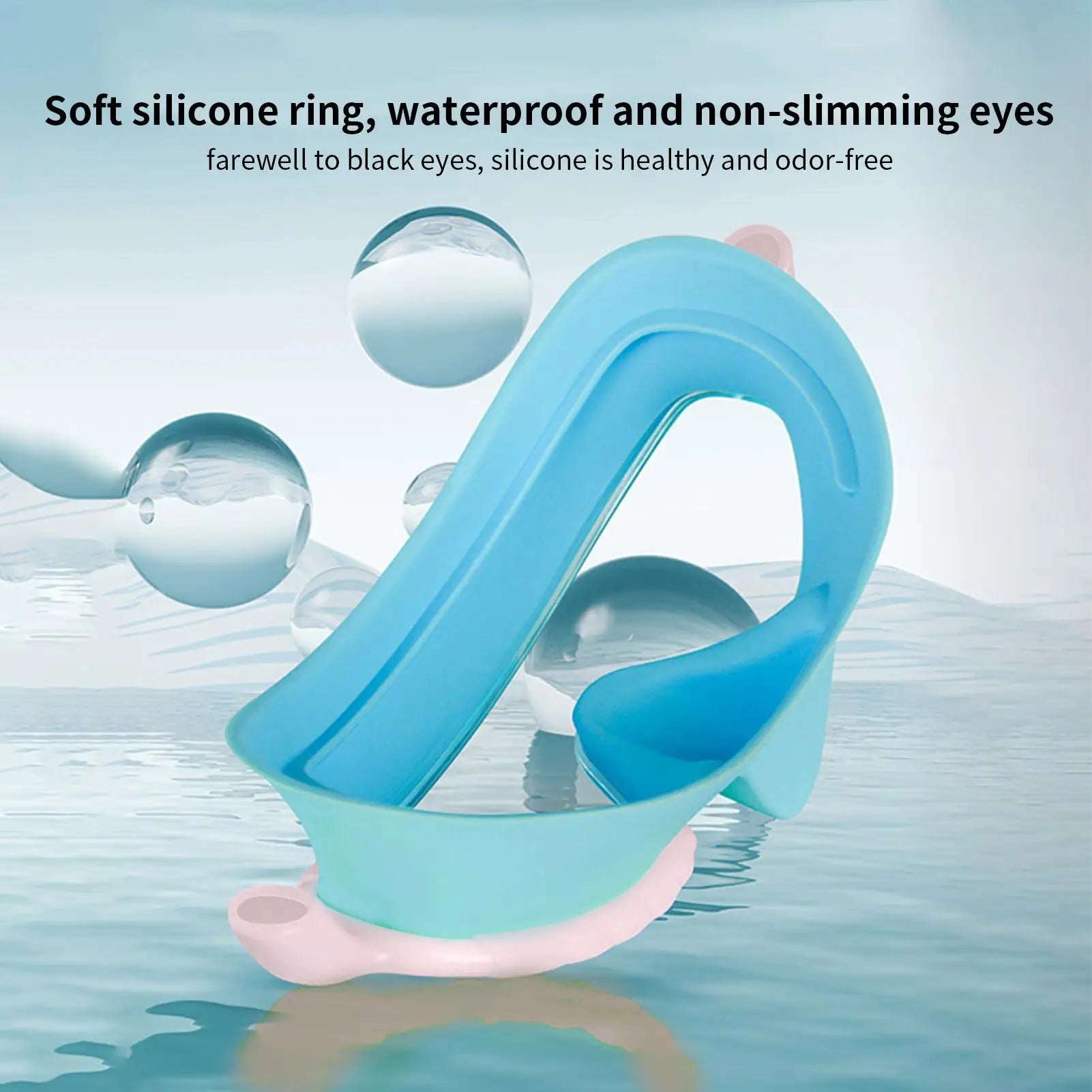 Goggles With Nose Cover Diving Glasses Anti-Fog No-Leak Clear Waterproof Snorkeling Goggles Gear For Children Kids Aged 4-15