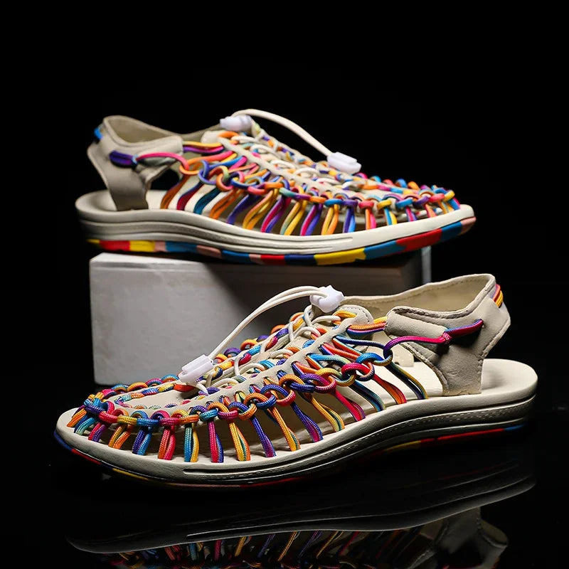 Unisex Cross-Strap Beach Sandals