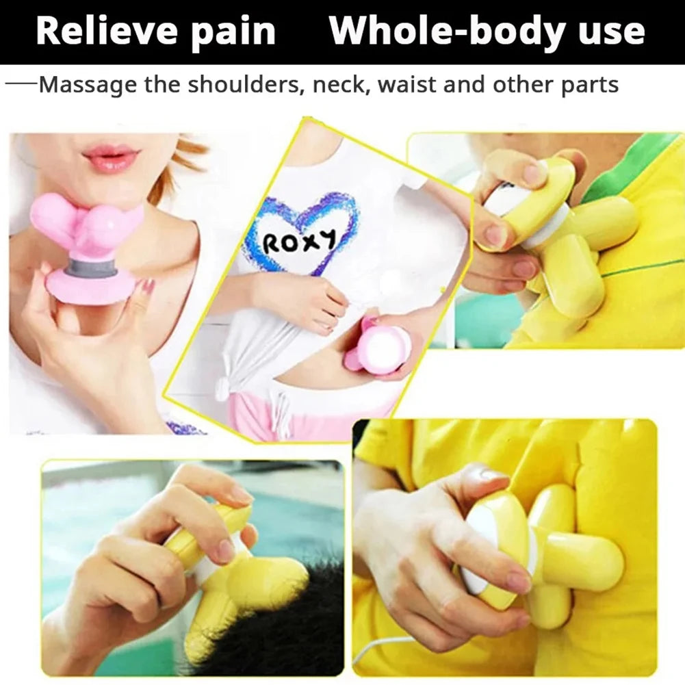 MAKEUPEATING Mini Handheld Percussion Massager | Full Body Relief for Neck, Shoulder, Back & More