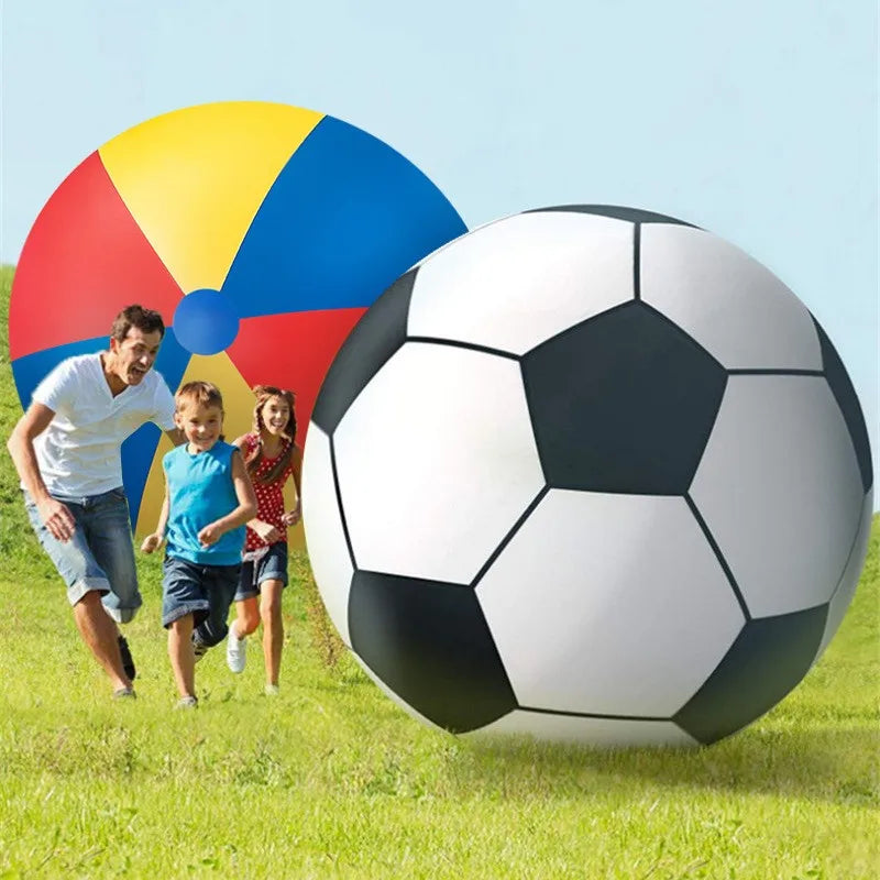 60/200cm Giant Inflatable Pool Beach Outdoor Fun Thickened Pvc Sports Ball Outdoor Water Games Party Children's Toy Balloon