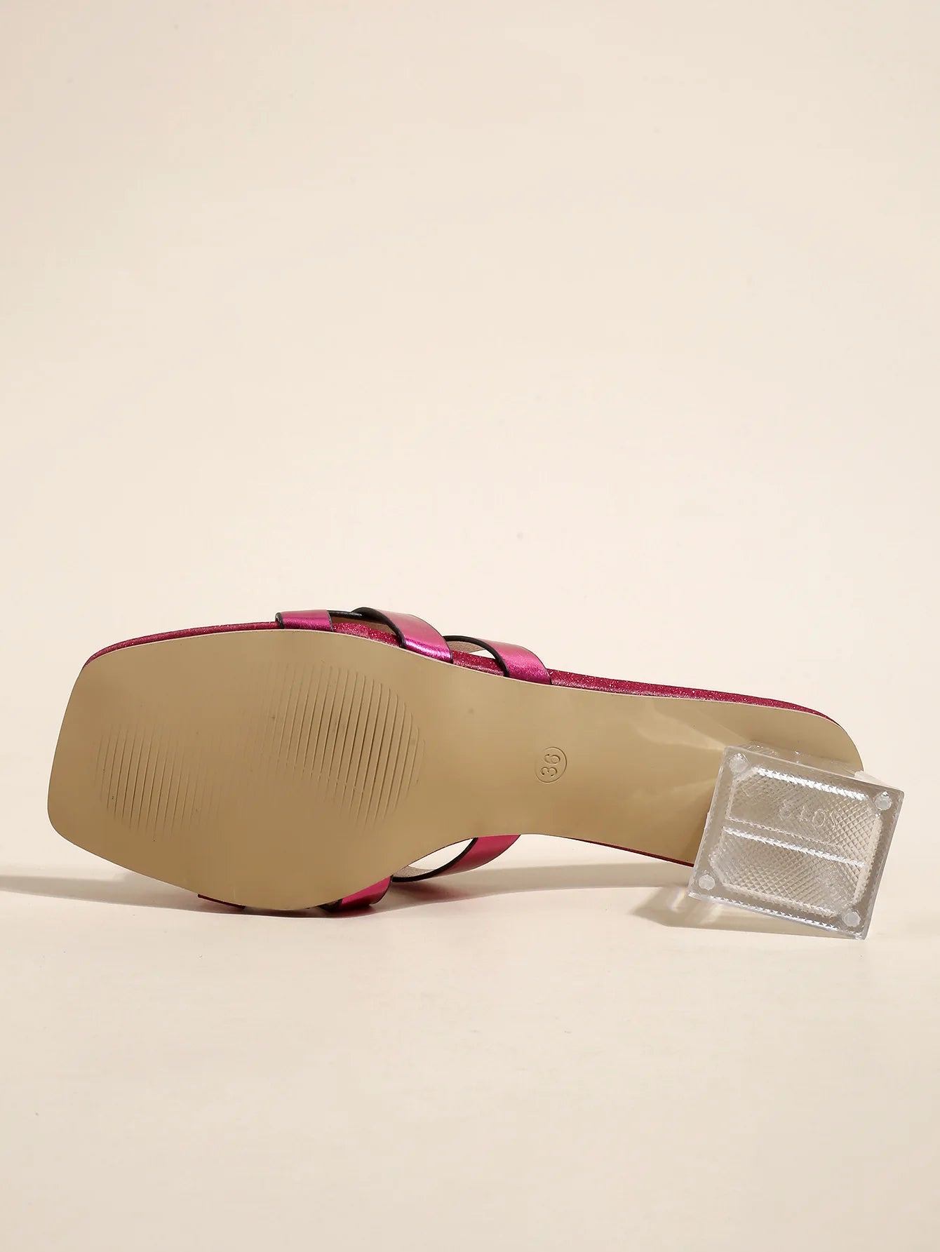 Women's Square Toe Mid-Heel Strappy Sandals