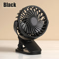 720° Rotating Clip Fan with Night Light